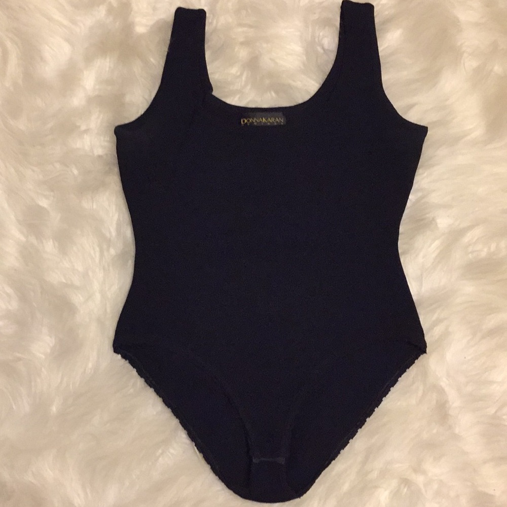 Black DonnaKaran Bodysuit